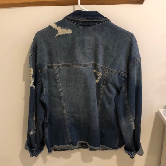 Distressed Jean jacket - Picture 2 of 2